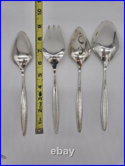 MCM Rogers Bros 1847 48 Piece Box Set Silver Plate 1969 Esperanto Silverware