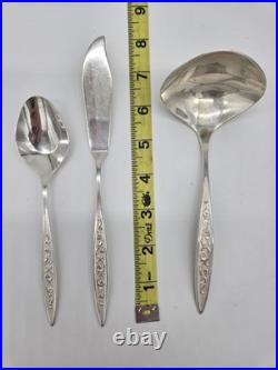 MCM Rogers Bros 1847 48 Piece Box Set Silver Plate 1969 Esperanto Silverware