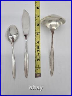 MCM Rogers Bros 1847 48 Piece Box Set Silver Plate 1969 Esperanto Silverware