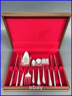 Marvelous 1941 Set of 35 Pc Original Precious Rogers Deluxe Plate Silverware