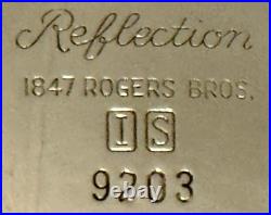 Marvelous Antique Set of Three Roger Bros Silver Plate on Footed Friedman Tray