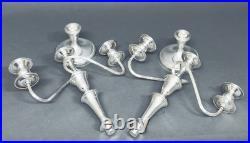 Marvelous Vintage Pair of Mid Century Candelabras Silverplate By 1883 FB Rogers Marvelous Vintage Pair of Mid Century Candelabras Silverplate By 1883 FB Rogers