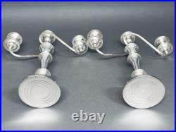 Marvelous Vintage Pair of Mid Century Candelabras Silverplate By 1883 FB Rogers Marvelous Vintage Pair of Mid Century Candelabras Silverplate By 1883 FB Rogers