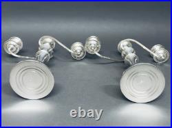 Marvelous Vintage Pair of Mid Century Candelabras Silverplate By 1883 FB Rogers Marvelous Vintage Pair of Mid Century Candelabras Silverplate By 1883 FB Rogers