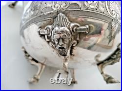 Mythical Rogers, Smith New Haven silver plate Tea, Coffee set Antique 19th cent Mythical Rogers, Smith New Haven silver plate Tea, Coffee set Antique 19th cent