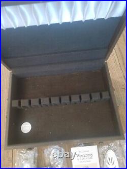 NOS Oneida 58 Piece 1881 Rogers Silverplate Silverware Set Flirtation With Box