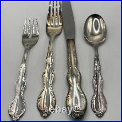 NOS Wm Rogers Silverplate 1964 Camelot /Melody Pattern Extra Plate 10 Place 56pc