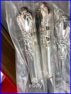 New Set 1847 Rogers Coronation Oneida Silverplate Flatware Cutlery Fork Knife