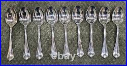 Nice! 55 Pcs. 1881 Rogers Oneida King James Silver Plate Flatware Plus Serving