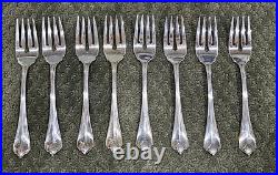 Nice! 55 Pcs. 1881 Rogers Oneida King James Silver Plate Flatware Plus Serving