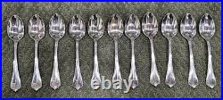 Nice! 55 Pcs. 1881 Rogers Oneida King James Silver Plate Flatware Plus Serving