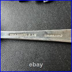 ONEIDA Ltd Wm A Rogers BRITTANY ROSE Flatware 48 Piece Set Silver Plate ONEIDA Ltd Wm A Rogers BRITTANY ROSE Flatware 48 Piece Set Silver Plate