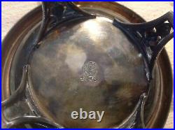 Old Silver Plated Covered Butter Dish Rare Rogers Bro Mark 4943 Cow Lidded Bowl