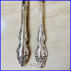 Oneida 1881 Rogers Baroque Rose Silverplate 1967 Silverware Set of 79pc withChest Oneida 1881 Rogers Baroque Rose Silverplate 1967 Silverware Set of 79pc withChest