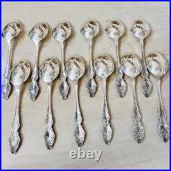 Oneida 1881 Rogers Baroque Rose Silverplate 1967 Silverware Set of 79pc withChest Oneida 1881 Rogers Baroque Rose Silverplate 1967 Silverware Set of 79pc withChest