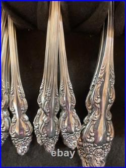 Oneida 1881 Rogers Baroque Rose Victorian Classic Silverplate 104 Pc 12Service Oneida 1881 Rogers Baroque Rose Victorian Classic Silverplate 104 Pc 12Service