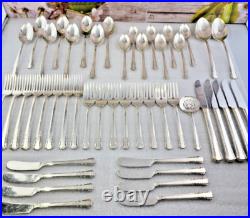 Oneida 1881 Rogers Del Mar Silverplate Silverware 60 Piece Set -Free Shipping
