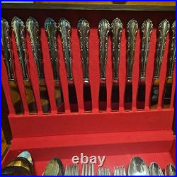 Oneida 1881 Rogers Flirtation Silverplate Silverware Flatware 70 Piece
