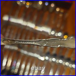 Oneida 1881 Rogers Flirtation Silverplate Silverware Flatware 70 Piece