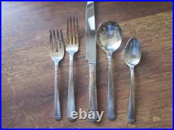 Oneida 1881 Rogers SURF CLUB Silverplate Flatware Service for 8 from 1938