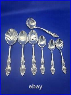 Oneida 1881 Rogers Silverplate Silverware 1967 Baroque Rose 96 Pieces