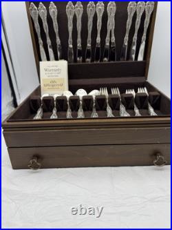 Oneida 1881 Rogers Victorian Classic Silverplate 72 Pc Service for 12