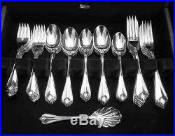 Oneida KING JAMES SilverPlate 70 pc Service for 12, 1881 Rogers Flatware + Extra