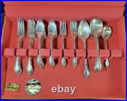 Oneida Ltd. 1881 Rogers ENCHANTMENT Silverware 72 Piece Set