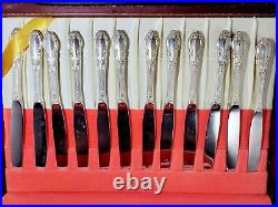 Oneida Ltd. 1881 Rogers ENCHANTMENT Silverware 72 Piece Set