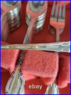 Oneida Ltd. 1881 Rogers ENCHANTMENT Silverware 72 Piece Set