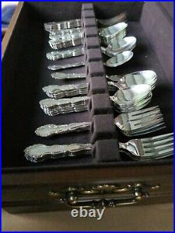 Oneida Roger's 1881 Bell South Retirement Silver Plated Flatware set Serves 8