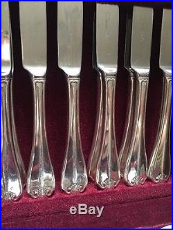 Oneida Rogers 1881 King James Pattern 84pc 10 Person Setting Cutlery Canteen