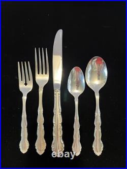 Oneida Rogers Silver Plate Flirtation 60 Piece Service For 12 Tableware Flatware