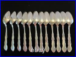 Oneida Rogers Silver Plate Flirtation 60 Piece Service For 12 Tableware Flatware