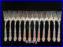 Oneida Rogers Silver Plate Flirtation 60 Piece Service For 12 Tableware Flatware