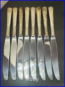 Oneida Silverplate 1881 Rogers BROOKWOOD -BANBURY Flatware 53 Pc Set 8 Place Set