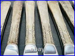 Oneida Silverplate 1881 Rogers BROOKWOOD -BANBURY Flatware 53 Pc Set 8 Place Set