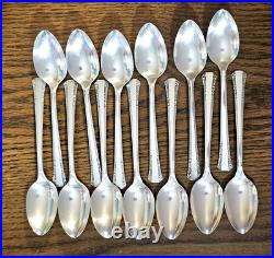 Oneida Silverplate 1881 Rogers Del Mar Silverware Flatware 47 Piece Set Vtg 1939 Oneida Silverplate 1881 Rogers Del Mar Silverware Flatware 47 Piece Set Vtg 1939
