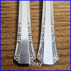 Oneida Silverplate 1881 Rogers Del Mar Silverware Flatware 47 Piece Set Vtg 1939 Oneida Silverplate 1881 Rogers Del Mar Silverware Flatware 47 Piece Set Vtg 1939