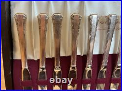 Oneida Silverplate 1881 Rogers Del Mar Silverware Flatware 95 Piece Set 1939 Oneida Silverplate 1881 Rogers Del Mar Silverware Flatware 95 Piece Set 1939