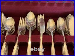 Oneida Silverplate 1881 Rogers Del Mar Silverware Flatware 95 Piece Set 1939 Oneida Silverplate 1881 Rogers Del Mar Silverware Flatware 95 Piece Set 1939