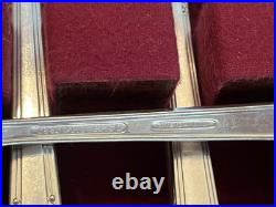 Oneida Silverplate 1881 Rogers Del Mar Silverware Flatware 95 Piece Set 1939 Oneida Silverplate 1881 Rogers Del Mar Silverware Flatware 95 Piece Set 1939