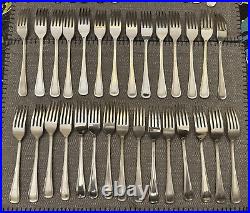 Oneida WM A Rogers Hotel Plate Columbia Regis Flatware Set Lot 169 Pieces READ