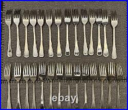 Oneida WM A Rogers Hotel Plate Columbia Regis Flatware Set Lot 169 Pieces READ