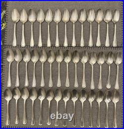 Oneida WM A Rogers Hotel Plate Columbia Regis Flatware Set Lot 169 Pieces READ