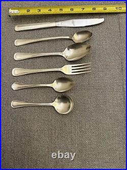 Oneida WM A Rogers Hotel Plate Columbia Regis Flatware Set Lot 169 Pieces READ