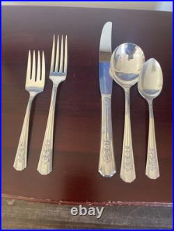 Oneida W. A. Rogers Rosalie Silver plate, Full Service (72 pcs), Original Box Oneida W. A. Rogers Rosalie Silver plate, Full Service (72 pcs), Original Box