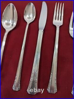 Oneida by Rogers Del Mar Set for 15 1881 Silver Plate 105 Pc. WithBox Silverware