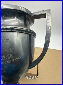 Original Meriden B. Company Rogers Bros Silver Plate Trophy 12 1914 Vintage