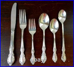 Original Rodgers Extra Plate Flatware Set of 48ps Wm Rogers MFG CO MAGNOLIA 1951
